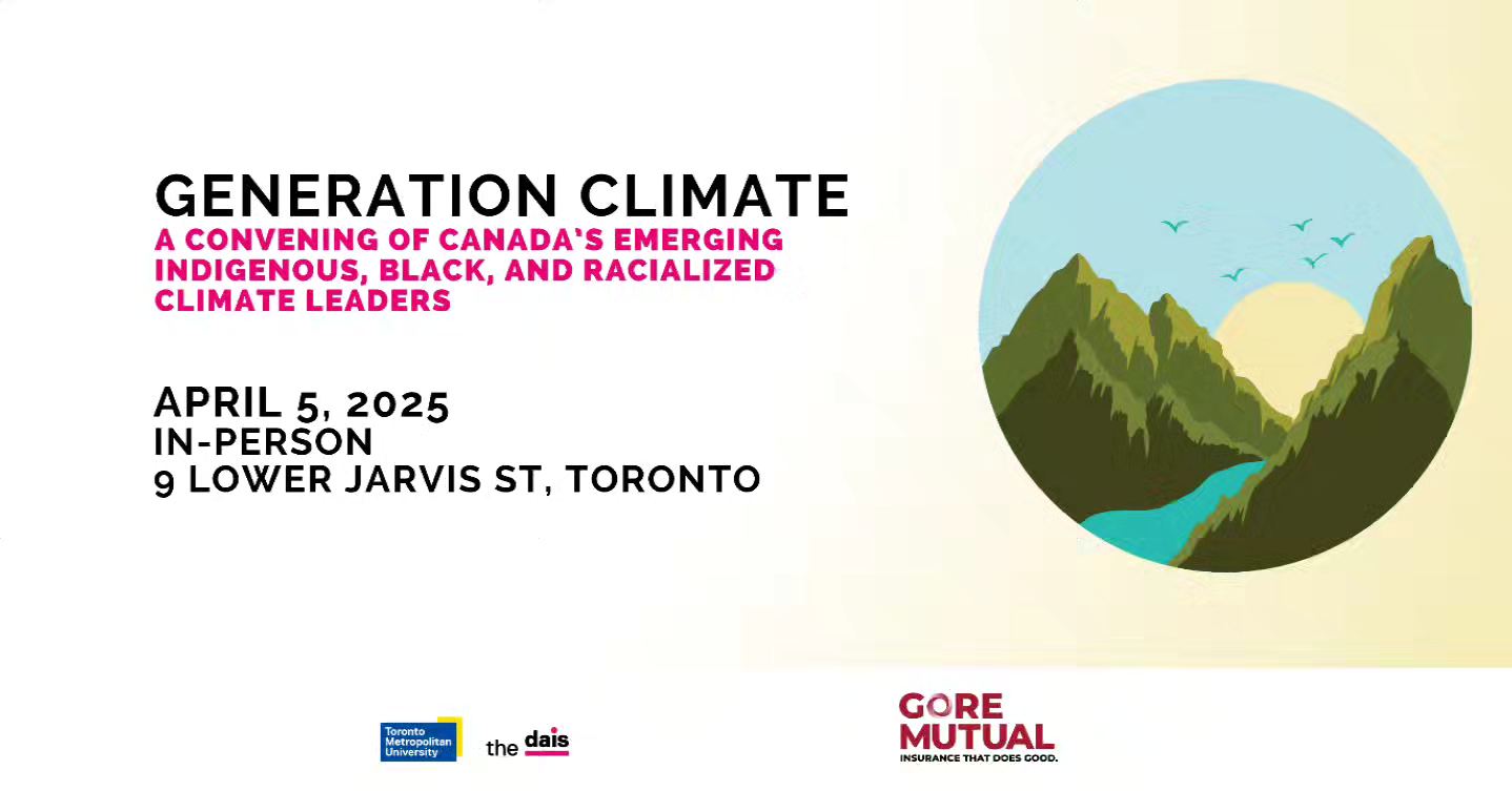 🌍 Rejoignez Generation Climate à Toronto ! 🌱****Join Generation Climate in Toronto! 🌱